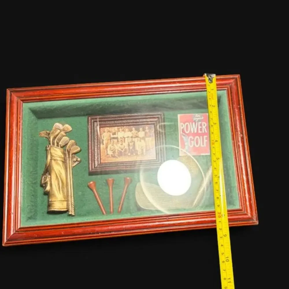 🚨 Three Hands Corp Ben Hogan Power Golf History Shadow Box 12.75
